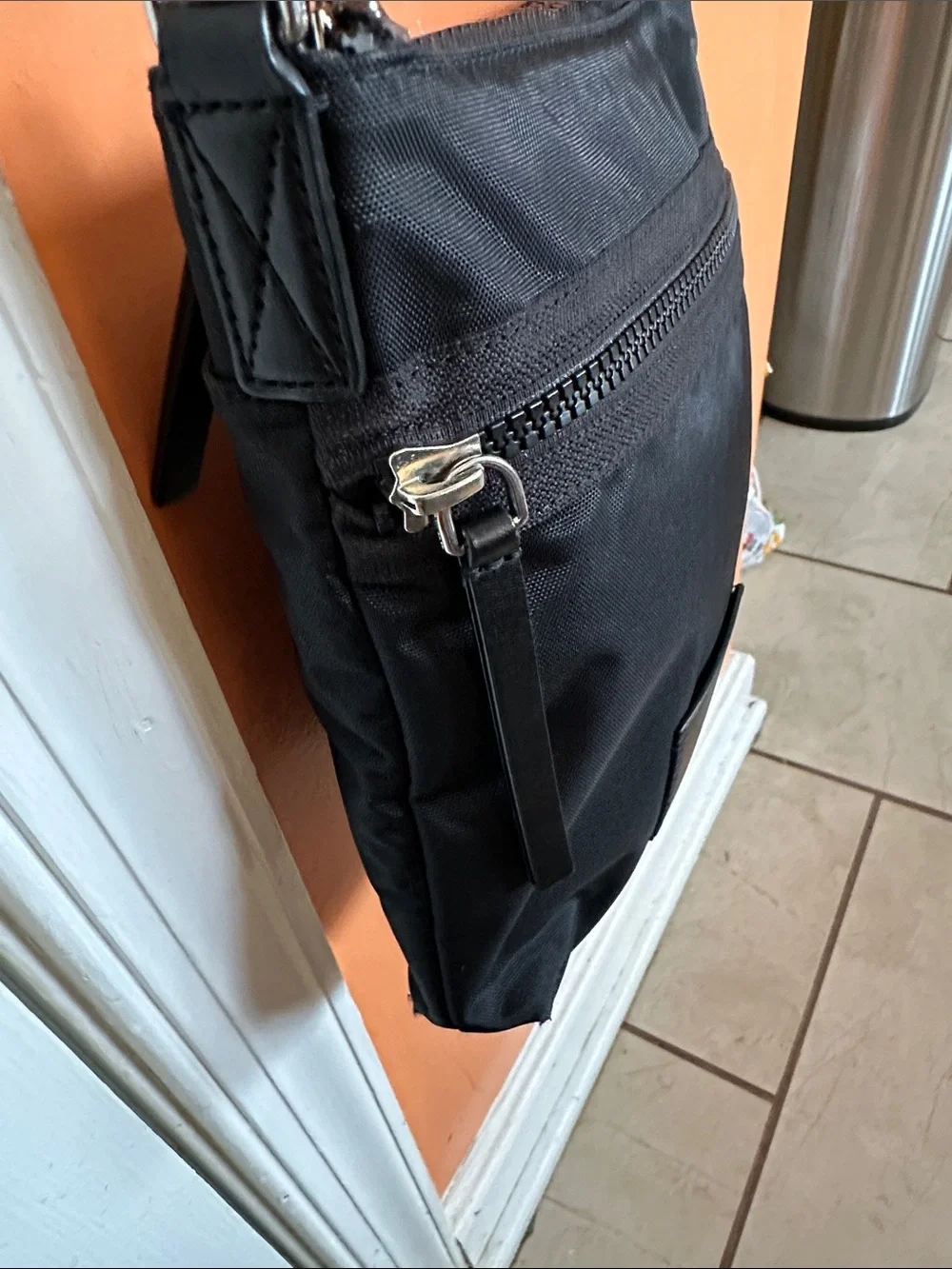 Marc Jacobs Black Nylon Crossbody Messenger Bag